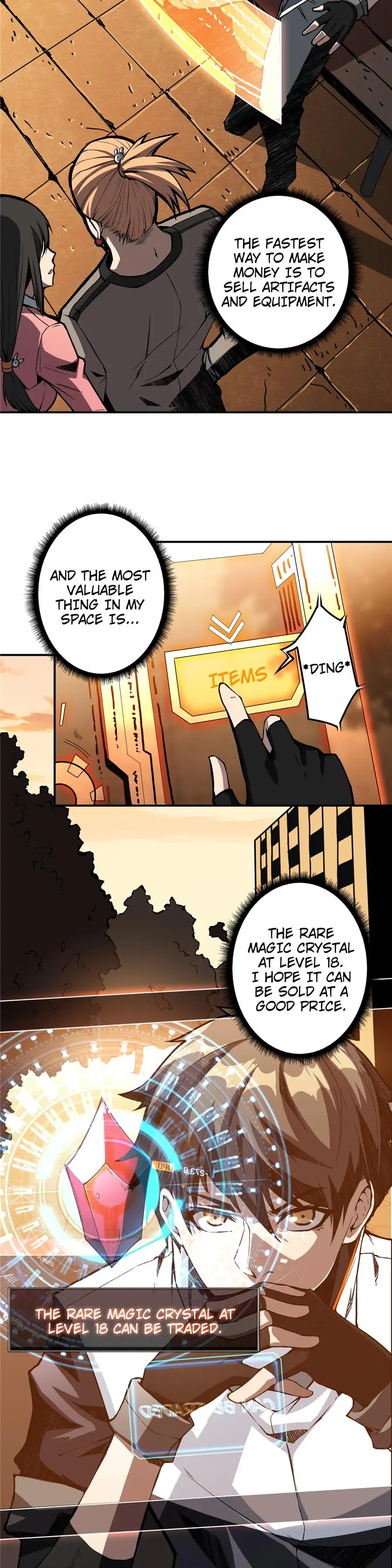You will have a King account at the beginning - Episode 5 - read scene 4