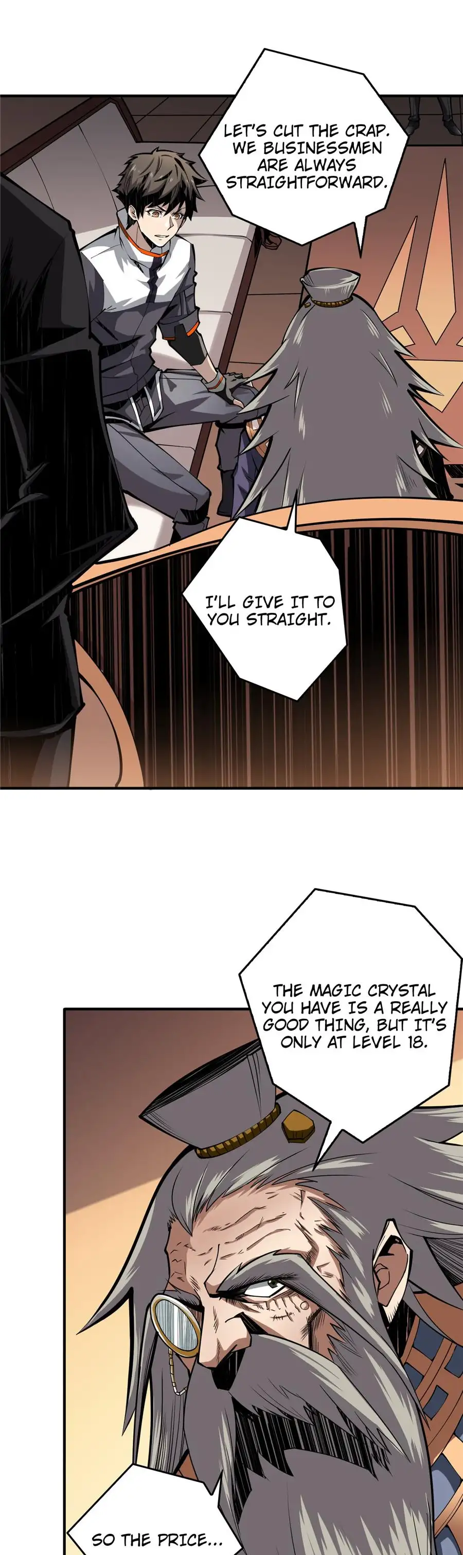 You will have a King account at the beginning - Episode 5 - read scene 19