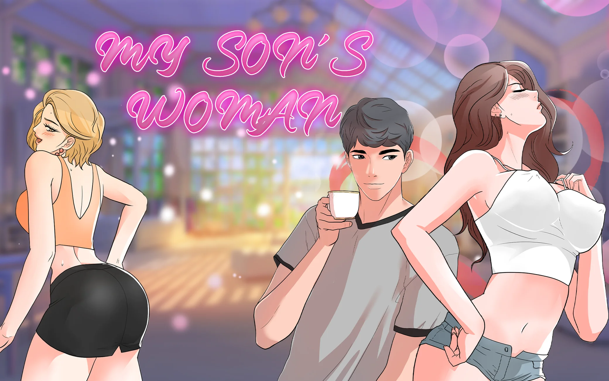My Son's Woman: A Tangled Family Drama | HoneyToon cover
