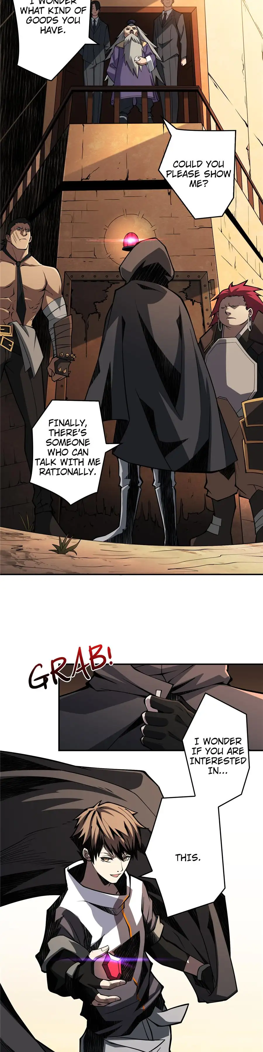 You will have a King account at the beginning - Episode 5 - read scene 11