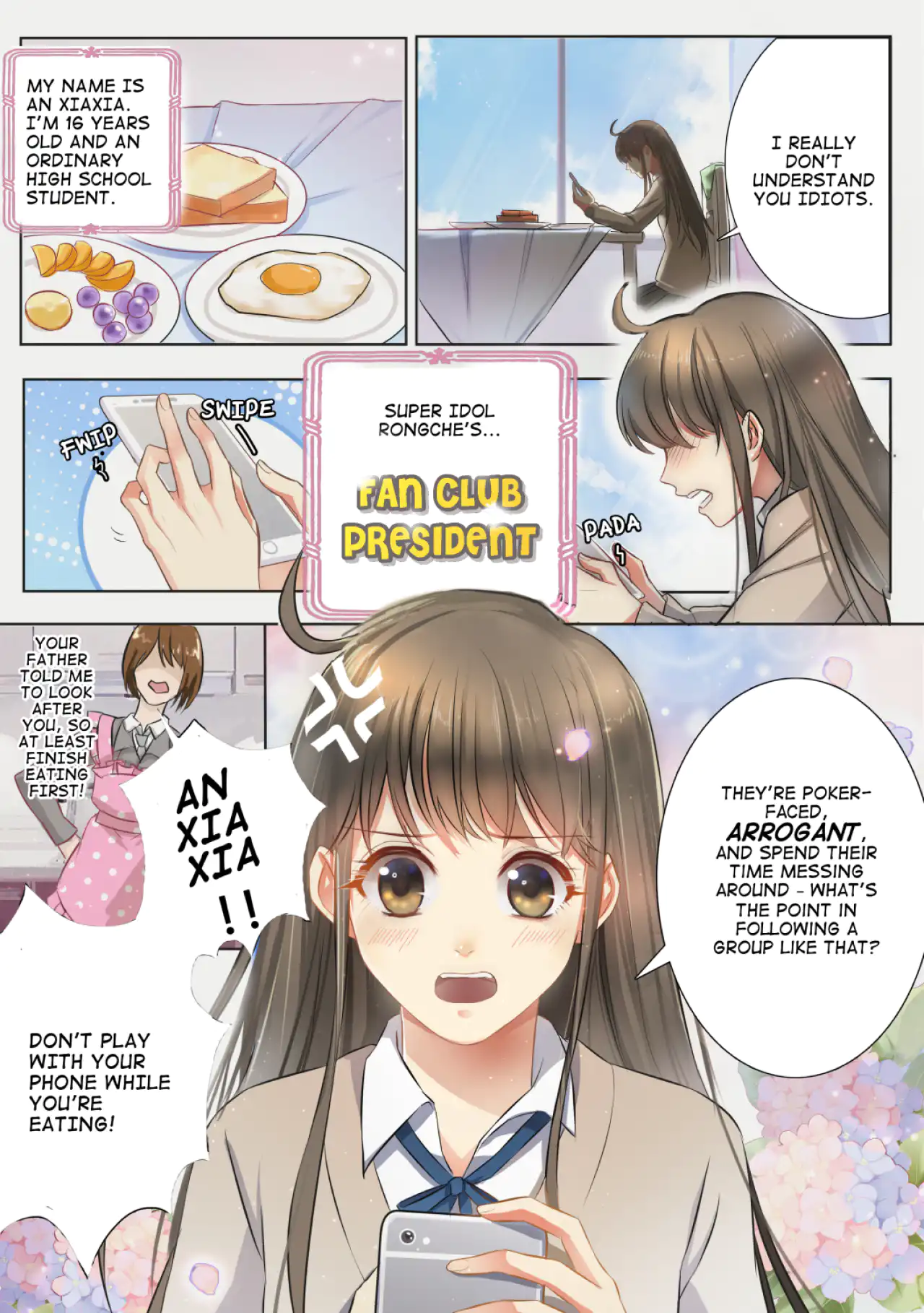 ¡Tranquilízate, príncipe de la escuela! - Episode 1 - read scene 3