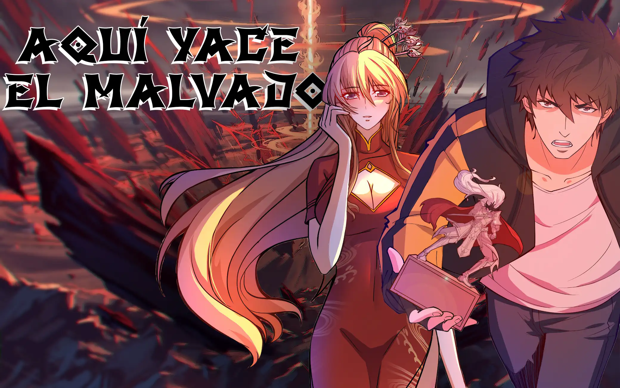 Portada de Aqui Yace El Malvado Comic Todos Los Episodios