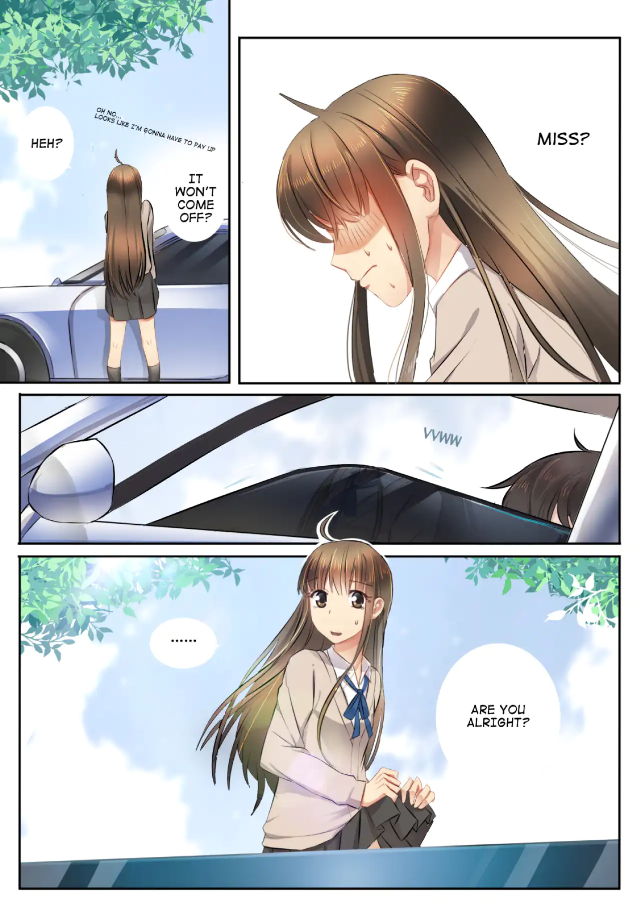¡Tranquilízate, príncipe de la escuela! - Episode 1 - read scene 8
