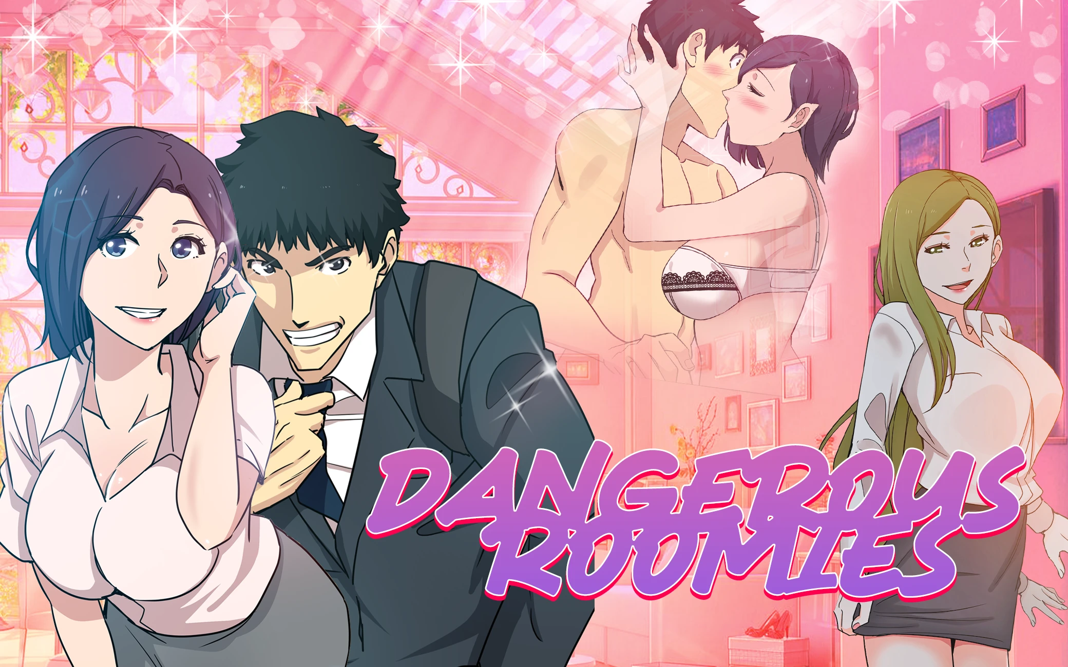 Dangerous Roomies Comic | HoneyToon cover